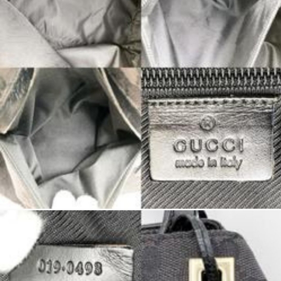 GUCCI VINTAGE EARLY 2000'S GG CANVAS TOTE/SHOULDER BAG CANVAS/LEATHER - Picture 4 of 15